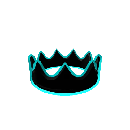 Cyan Neon Void Crown