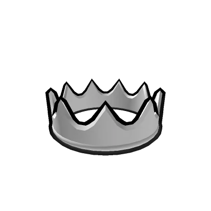 Cartoony White Crown