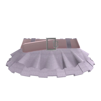 💖Y2K Lilac Ruffle Denim Skirt 3.0