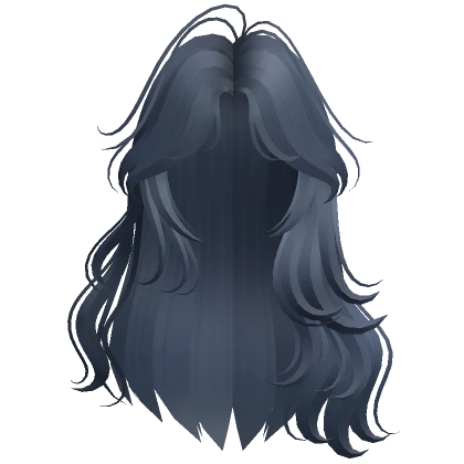 Flowy Siren Waves Hair (Blue)