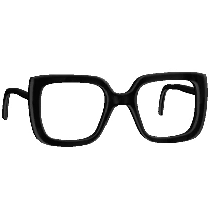 Black Oversized Square Glasses