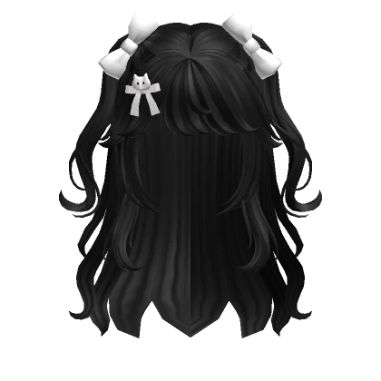 Cute Anime Hair (Black)