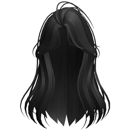 Soft Anime Girl Hair (Black)