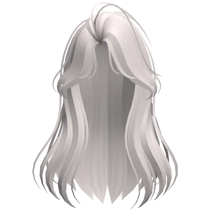 Soft Anime Girl Hair (Silver)