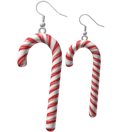 Candy Cane Earrings Christmas