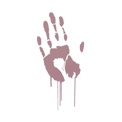 Pink Hand Print