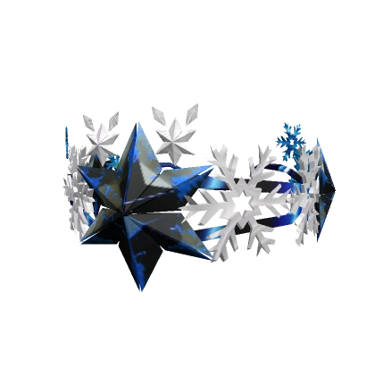 Winter Stars Snowflake Christmas Crown