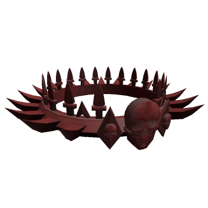 Dark Red Kranion Bladed Crown