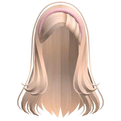 Vintage Hairstyle with Headband (Blonde)