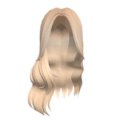 Warm Blonde Long Soft Middle Part Curls