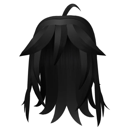 Stylish Messy Spiky Anime Girls Emo Hair (black)