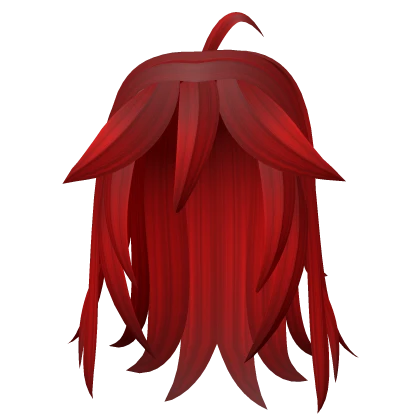 Stylish Messy Spiky Anime Boys Emo Hair/Y2K(Red)