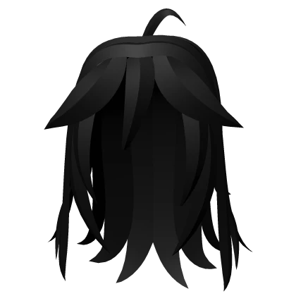 Stylish Messy Spiky Anime Girls Emo Hair (black)