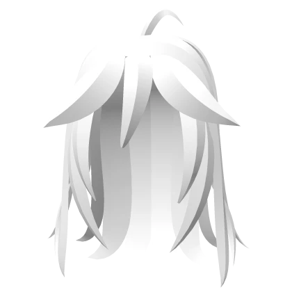 Stylish Messy Spiky Anime Girls Emo Hair (White)