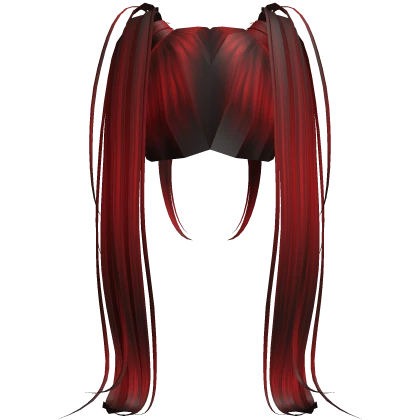 Madison's Twin Pigtails in Red