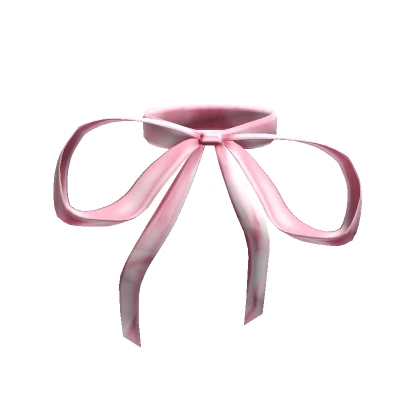 Short Dainty Neck Bow in Pink