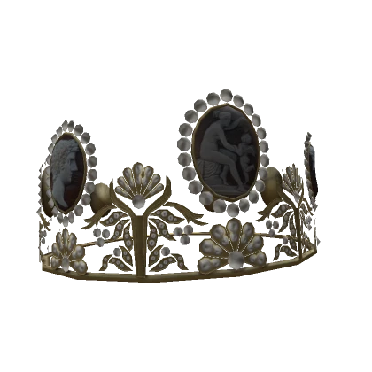 Gold Cameo Tiara