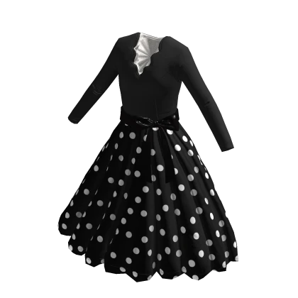 Dainty Droplet Delight-Black