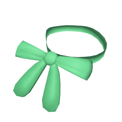 ribbon tie ( green ) 
