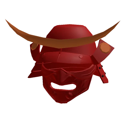 Red Samurai Helmet