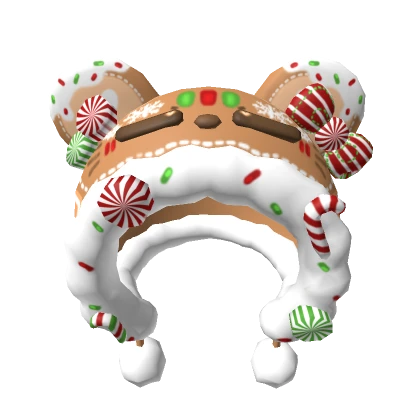 ˚ʚ♡ɞ˚ Gingerbread Christmas Kawaii Cute Bear Hood