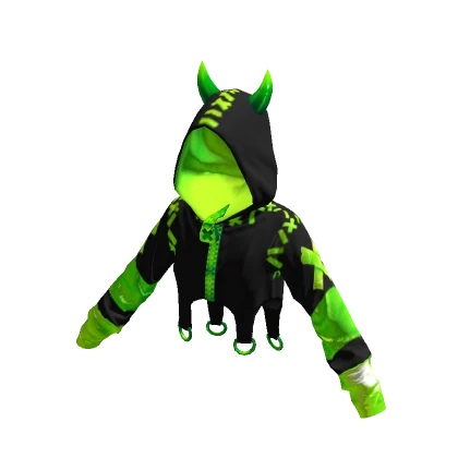 Demonic Duct Tape Hoodie Toxic