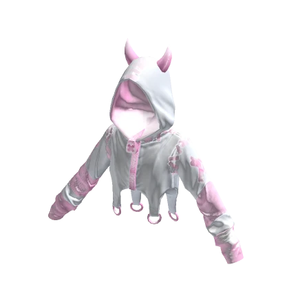 Demonic Duct Tape Hoodie Pink Sugar