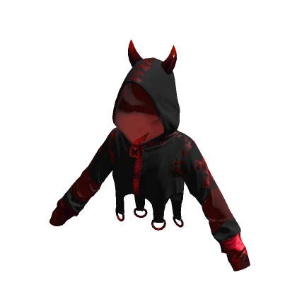 Demonic Duct Tape Hoodie Blood Moon