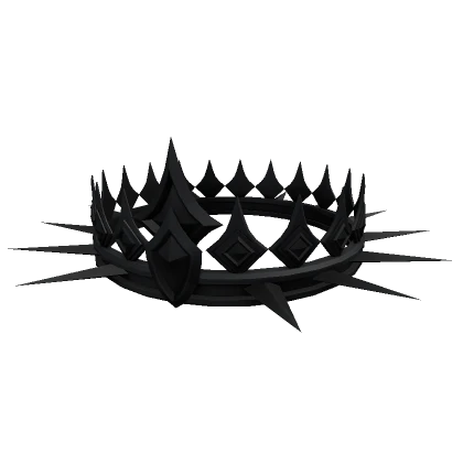 Black Spiky Crown