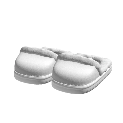 Cozy Winter Slippers - White