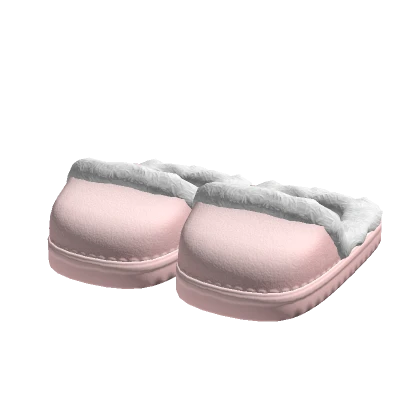 Cozy Winter Slippers - Baby Pink