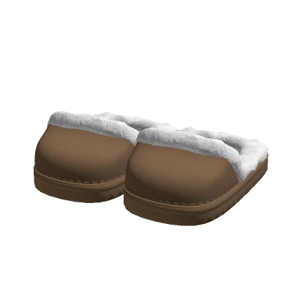 Cozy Winter Slippers - Brown