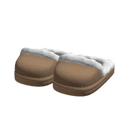 Cozy Winter Slippers - Brown