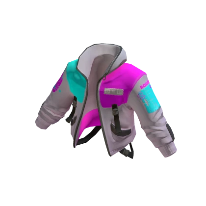 Drp Caps [#1], Neon Pink / Blue Jacket