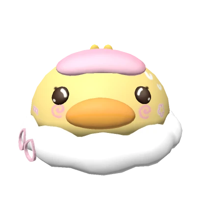 ୨୧  Cute kawaii silly sleepy duck hat cutesy