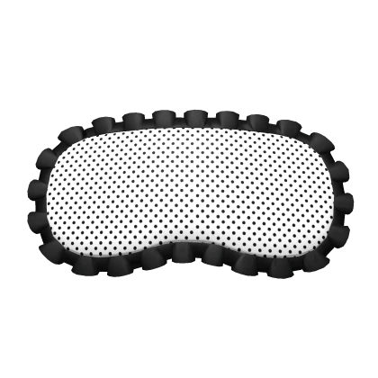 ♡ adorable black sleep mask