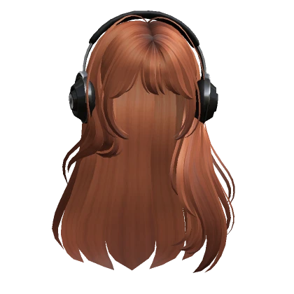 Straight Hair with Headphones(Ginger)