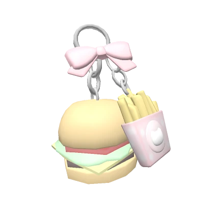 ♡ cutesy fast food keychain