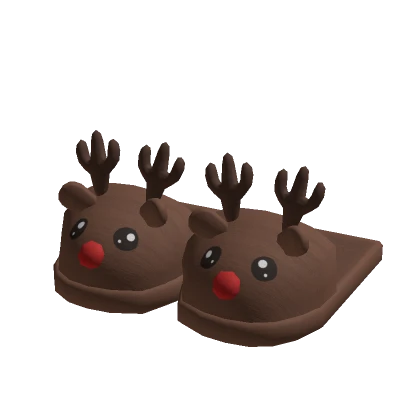 Cute Christmas Reindeer Slippers 🦌