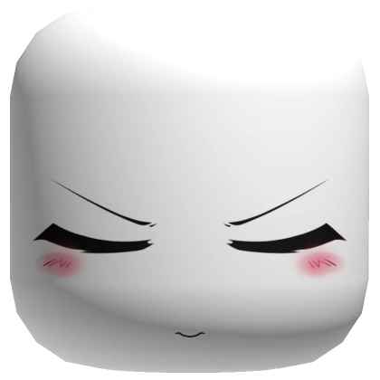 Angry Chibi Face [White]