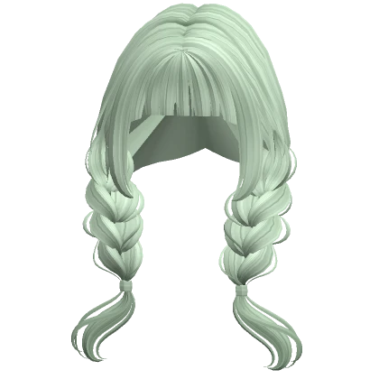 Cottage Core Braids ( Mint Green )