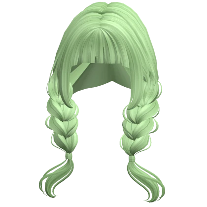 Cottage Core Braids ( Fairy Green )