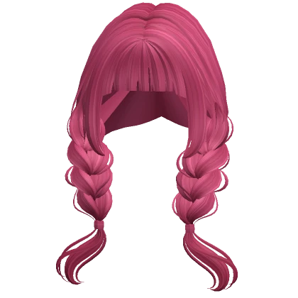 Cottage Core Braids ( Hot Pink )