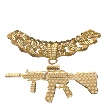 Iced Golden Gun Chain - Boy