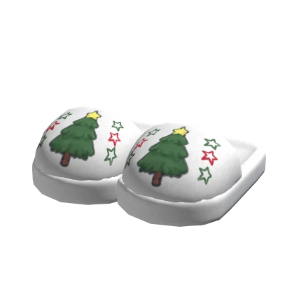 Christmas Tree Slippers