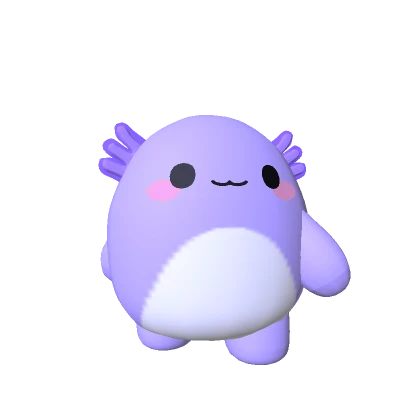 Cute Mini Axolotl Plushie