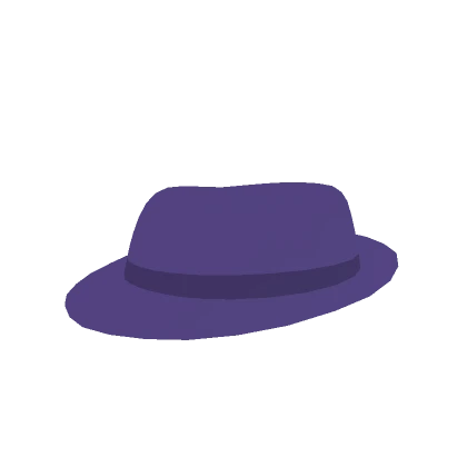 Dark Purple Neon Glow Fedora