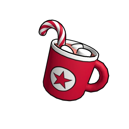 Red Cartoony Christmas Cup