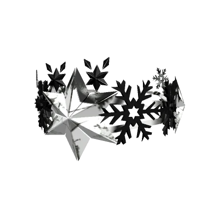 Winter Void Stars Snowflake Christmas Crown