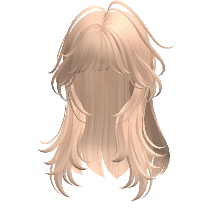 Layered Hair w/ Bangs(Blonde)